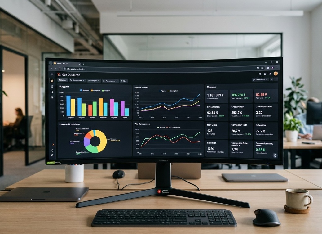АНАЛИТИКА СТРАХОВОЙ КОМПАНИИ В YANDEX DATALENS